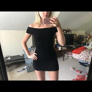 Black mini dress!